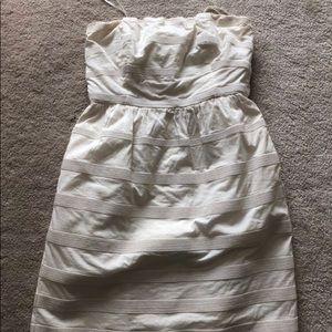 J. Crew Off-white Strapless Dress (4)